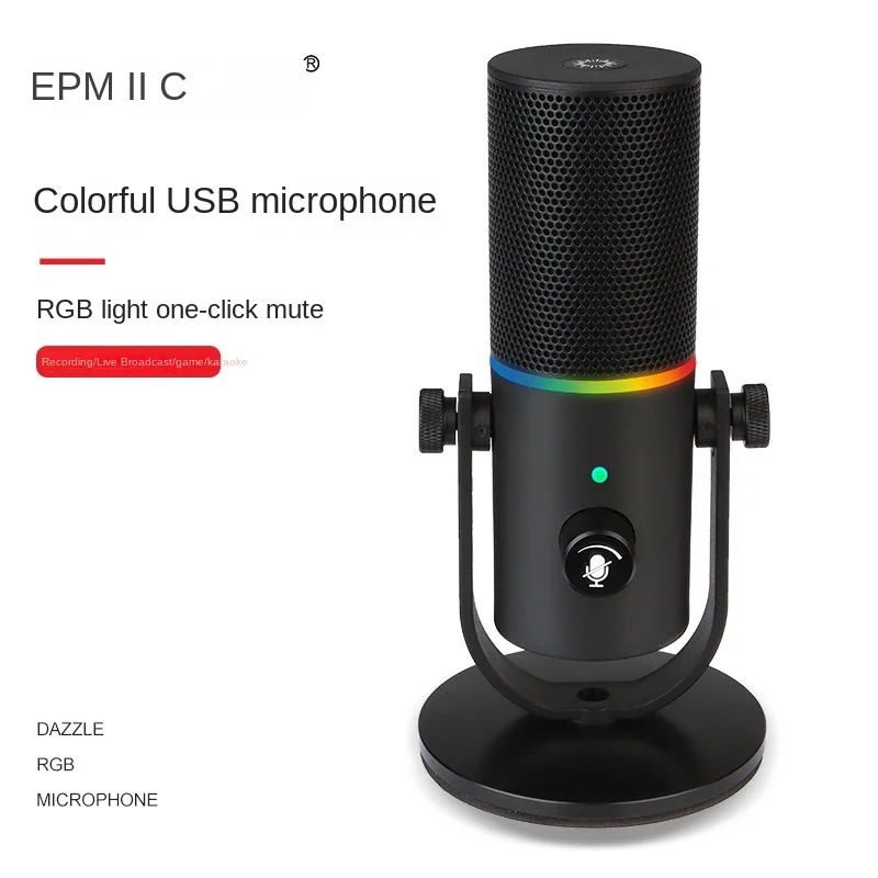 

FIFINE USB/XLR динамический микрофон с сенсорной кнопкой отключения звука, разъем для наушников, управление входом/выходом, для ПК PS5/4 микшера, игр...