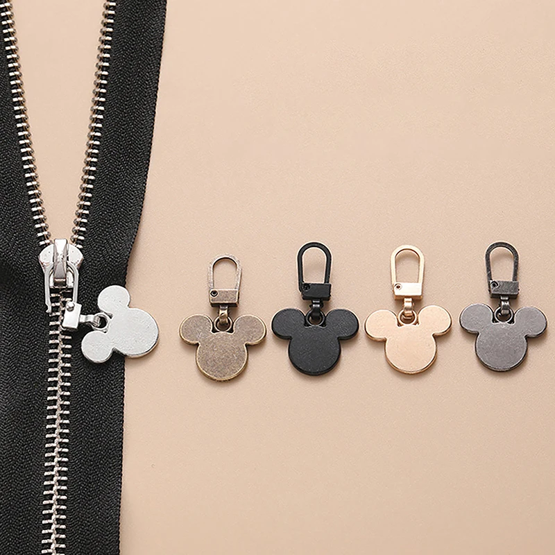 

5 sets Detachable Zipper Head Luggage Coat Clothes Shoes Boots Tool Free Replacement Zipper Head Pull Tab