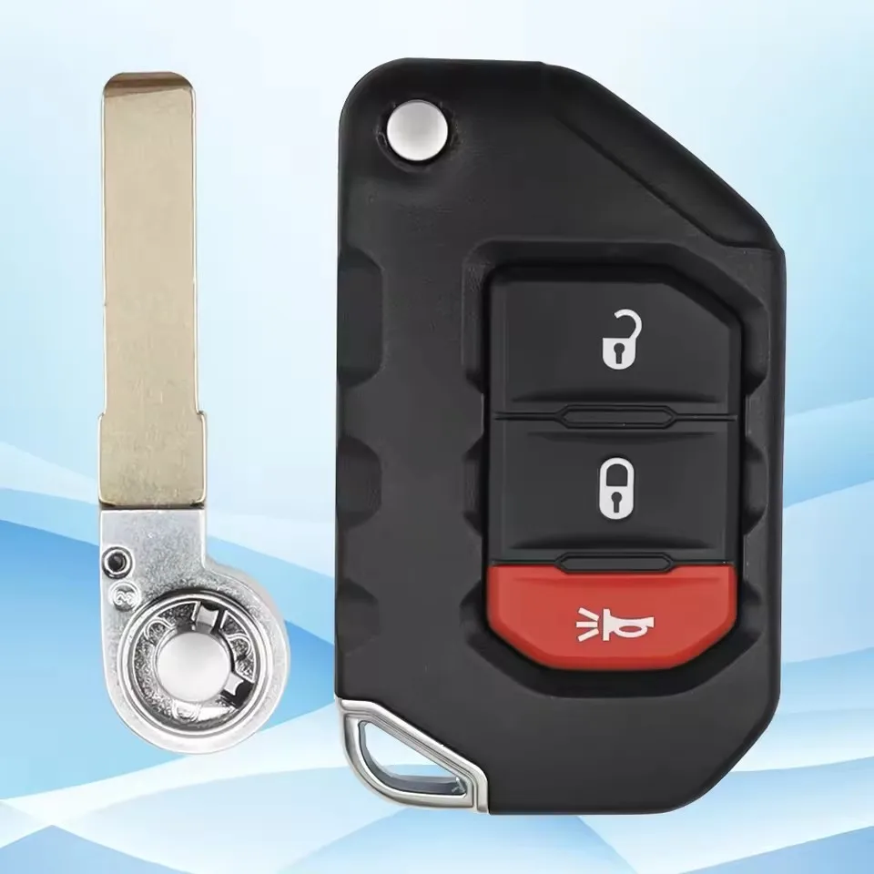 Фото Смарт-ключ ChaoYue для JEEP Chrysler Wrangler 2018-2019, OHT1130261, 68416784AA, 433 МГц, чип 4A №3