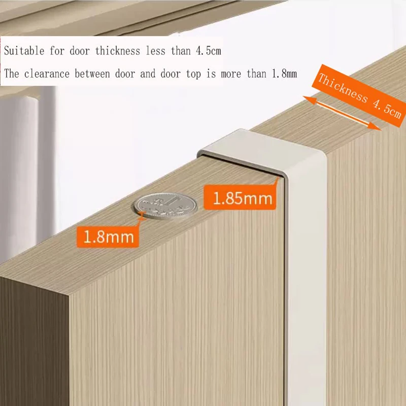 Алюминиевый крючок в ряд за дверью свободная Пробивка вешалка для хранения