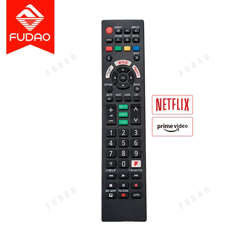 

Factory Outlet RM-L1720 Suitable For Panasonic LCD TV Remote Control With NETFLIX YOUTUBE Key