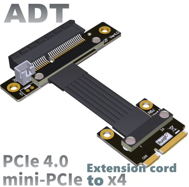 

mini-pcie wireless network adapter extension cable To pcie 4.0 x4 Riser PCI-e 4x