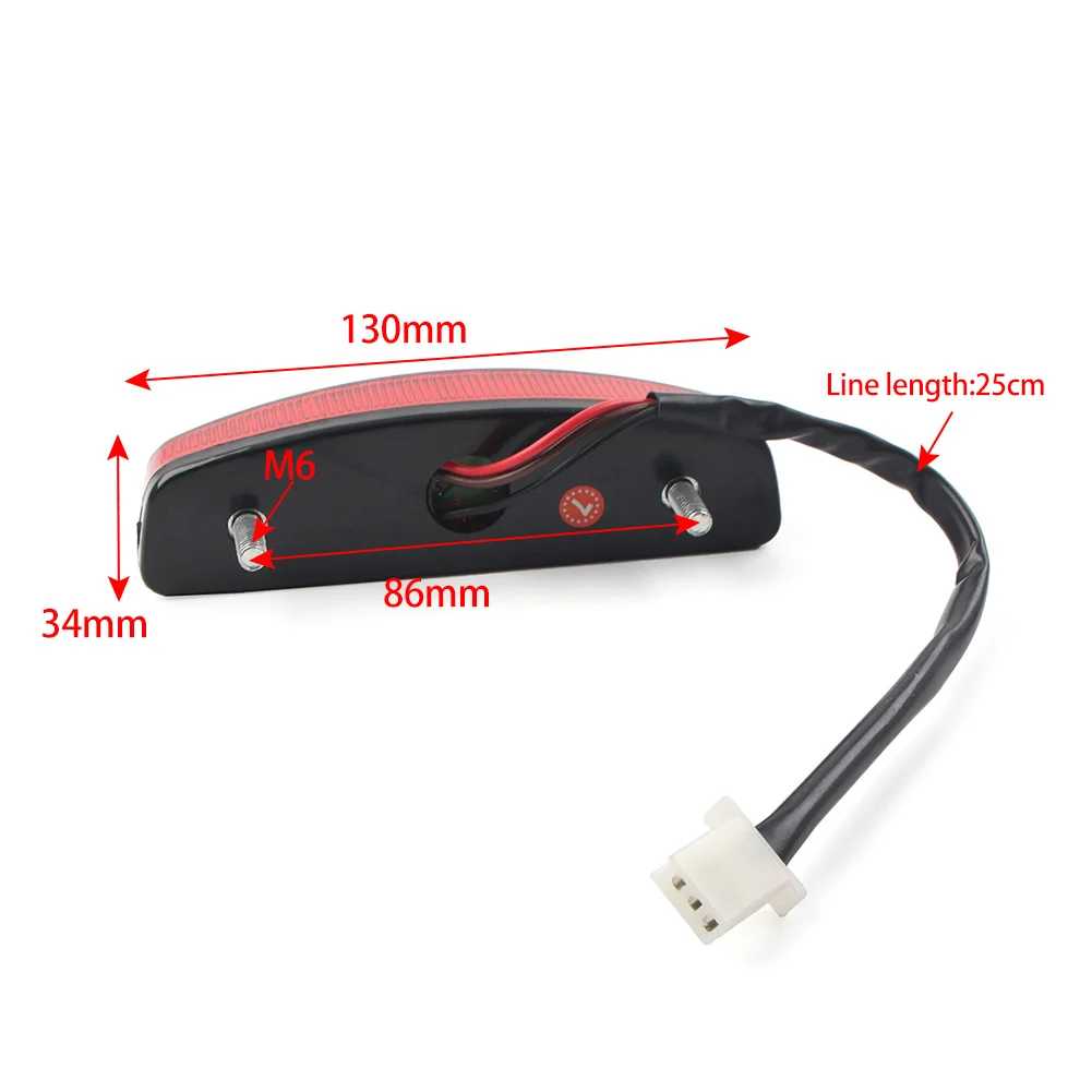 Светодиодный задний стоп-сигнал для мотоцикла Yamaha Banshee Warrior YFZ WR XT ATV