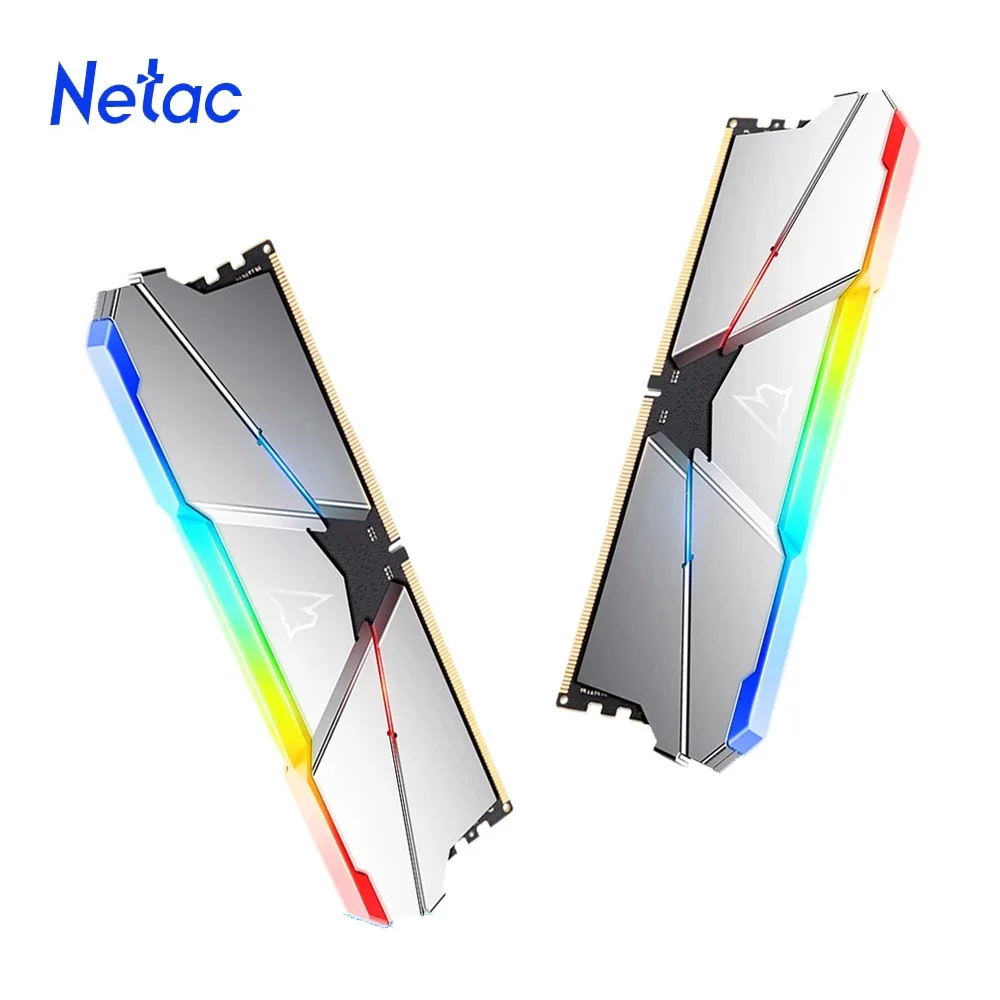 Netac Memoria Ram 16gb 32gb DDR5 4800mhz rgb Memory Module Dimm Dual Channel Heat Sink for Desktop Pc Computer |