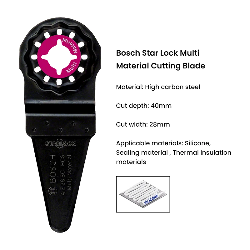 Колеблющиеся лезвия пилы Bosch Starlock аксессуары AIZ 28 SC мультиинструменты из