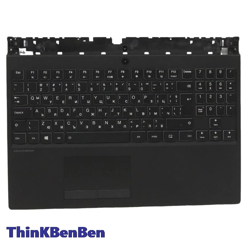 Черный верхний чехол для клавиатуры BG Bulgaria упор рук Lenovo Legion Y530 15 15ICH Y7000 2018 1060 5CB0R40187