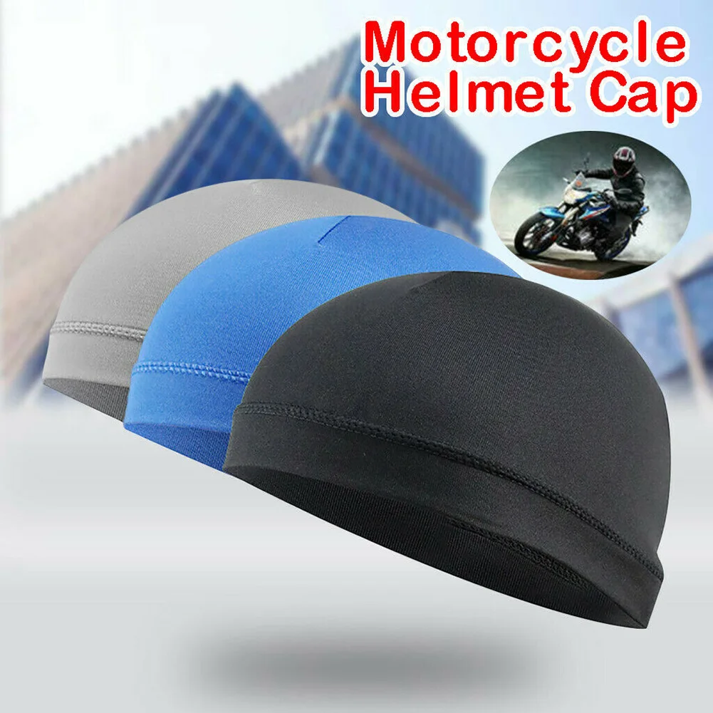 

1pc Breathable Skull Cap Sports Helmet Liner Running Cycling Beanies Sweat Wicking Sports Fishing Running Hat