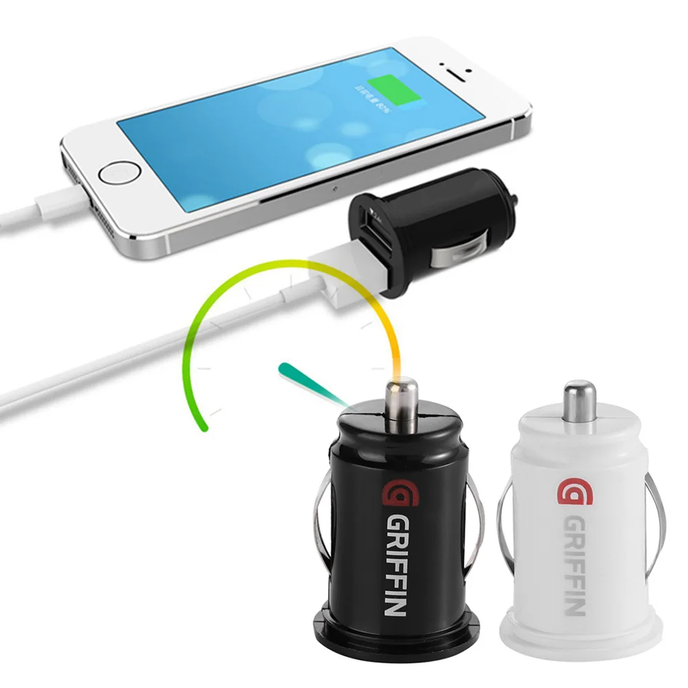 

Universal Car Charger Mini Portable Car Truck Dual 2 Port USB Charger Adapter For Phone
