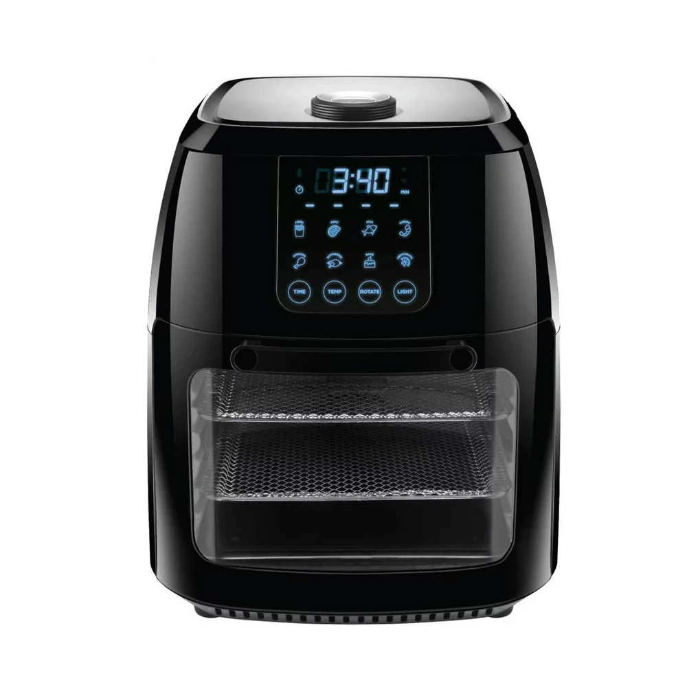

Digital Air Fryer, Rotisserie, Dehydrator, Convection Oven, BPA-Free, Auto Shutoff, Black