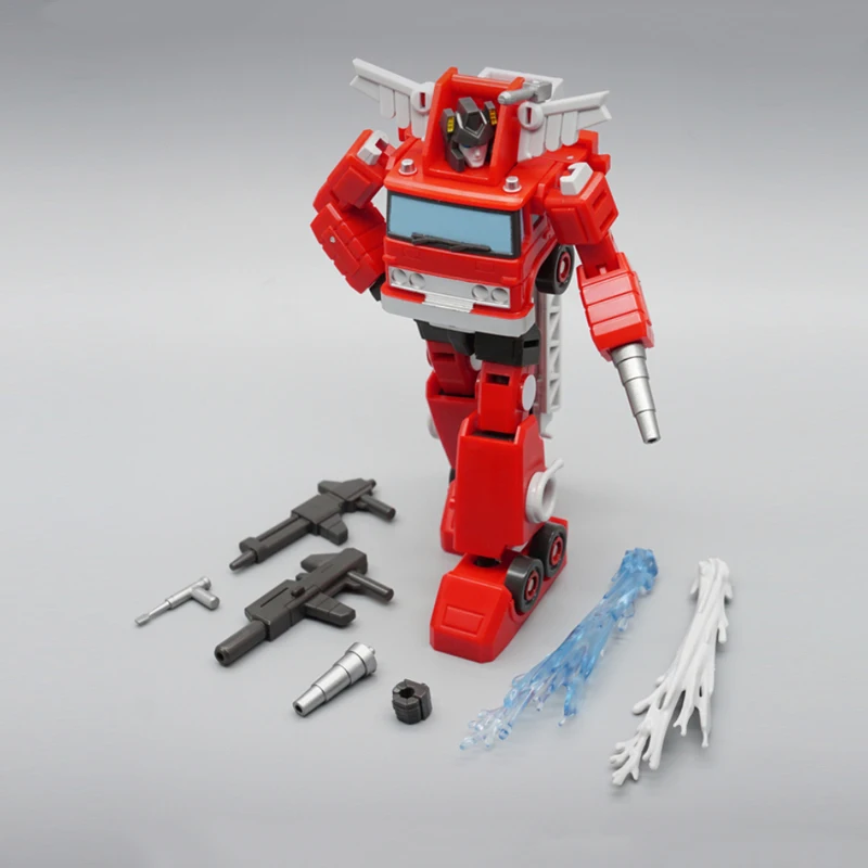 

【In Stock】Mech Fans Toys MF-45 Fire Engine MF-45R Fire Rescue MF-46 Crane Action Figure Robot Toys 3rd Transformation G1 Style