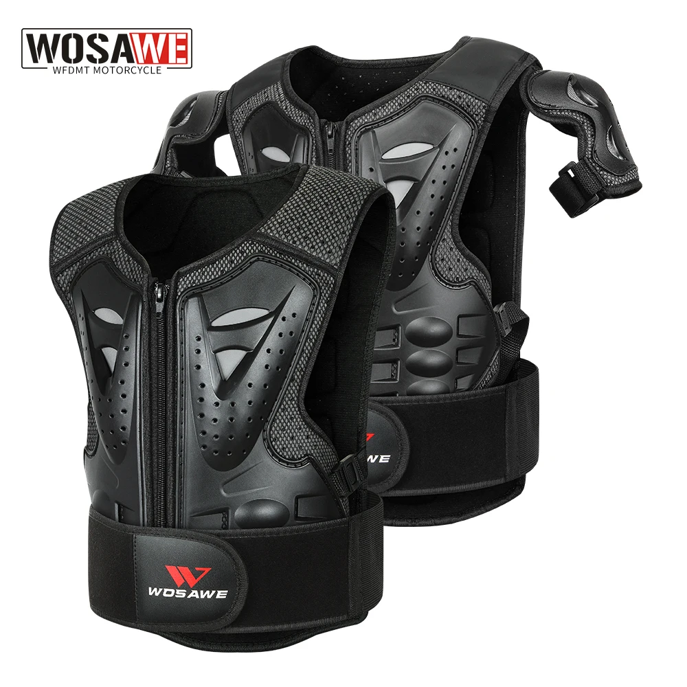 

WOSAWE Kid's Vest Armor Full Body Protector Children's Riding Dirt Bike Shoulder Chest Spine Protection Protective Gear