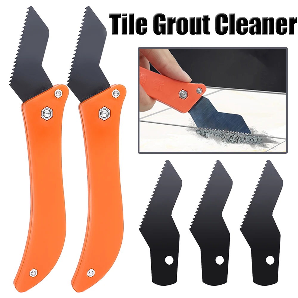 

Tile Gap Grout Cleaning Knife Professional Wall Joint Dust Remover Steel Balde Floor Tiles Cleaner Wallpaper Scraper Tool