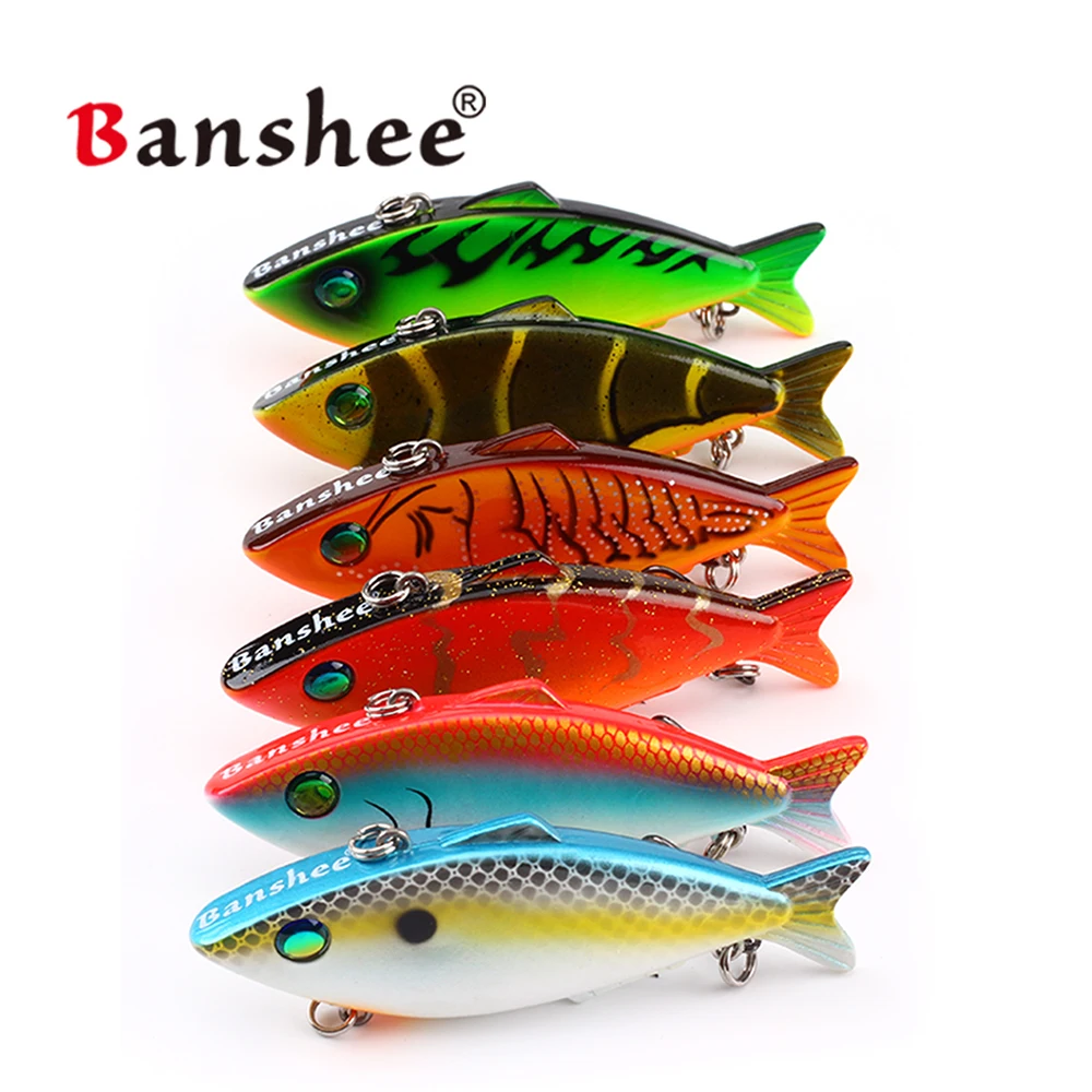 Banshee 80 мм 16 г Vibe кренкбейты приманка для рыбной ловли воблер со звуком погремушка
