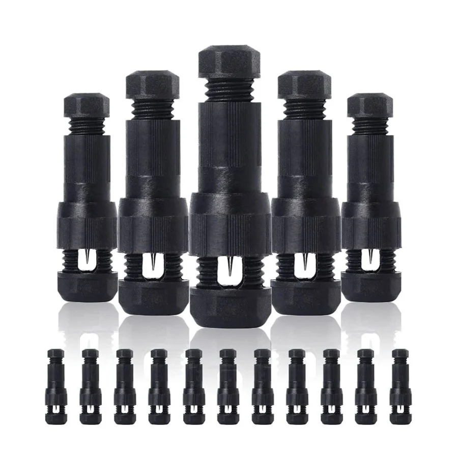 

10/20/40 шт. скрученный низковольтный проводной разъем для ландшафтной прожекторной лампы DC12/24 В Простая установка прокол ответвления соедини...