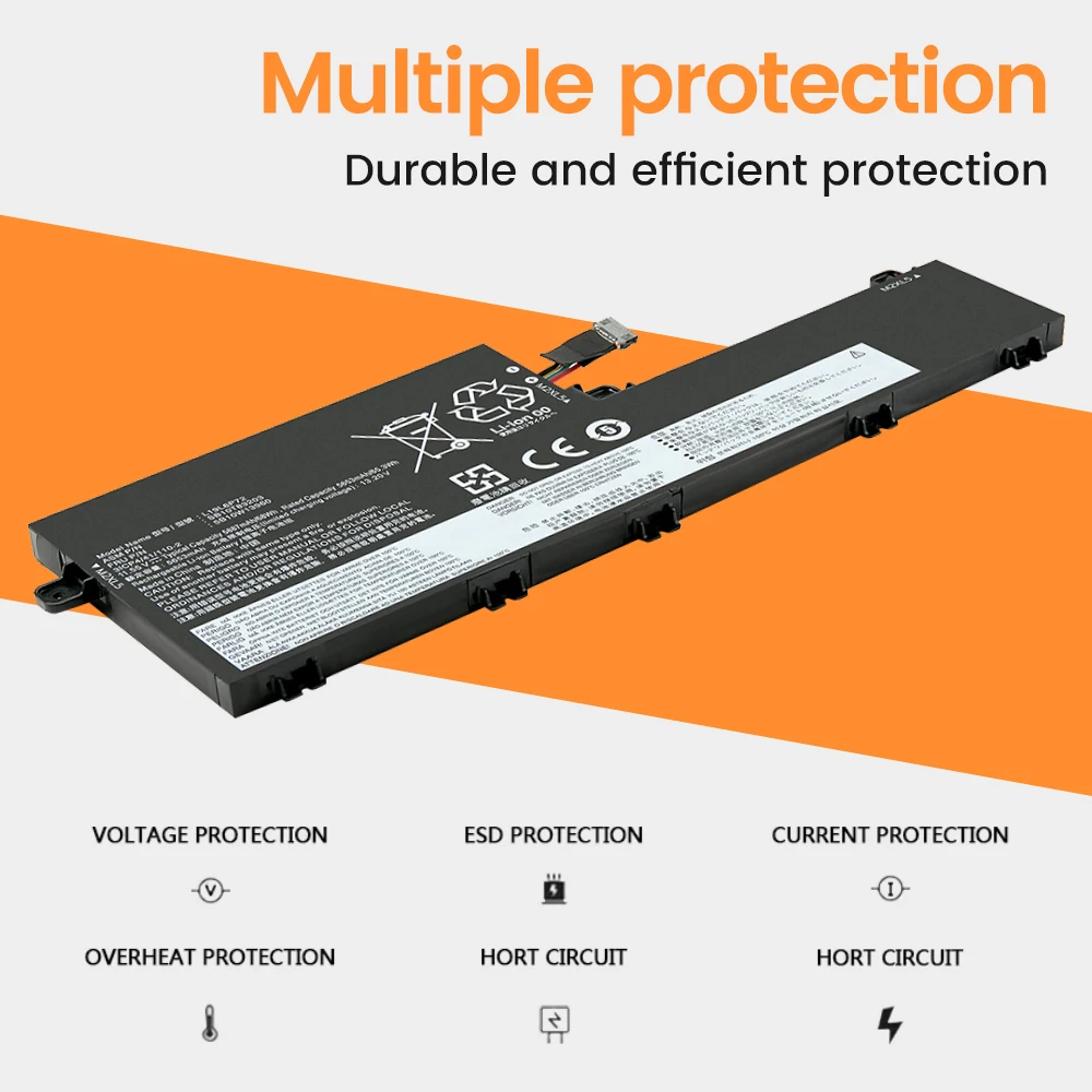 Аккумулятор L19L6P72 L19C6P72 для ноутбука Lenovo ThinkPad T15p 1-го поколения P15v 20TN 20TM 20TQ 20TR Series