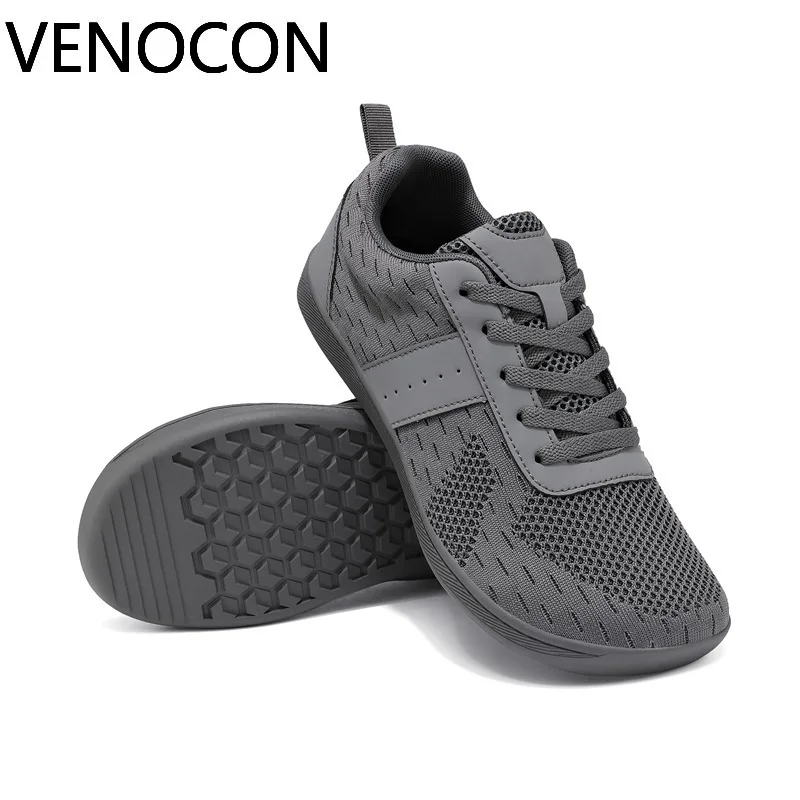 Кроссовки VENOCON Barefoot с широким носком, без подъема, с трикотажным верхом, легкие, минималистичные, для мужчин и женщин (art.: 3920db890a101) - 3920db890a101