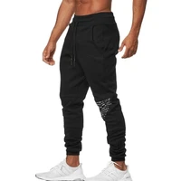 mens 2022 spring european and american tide brand printing drawstring straight mens leggings sweatpants running sports pants
