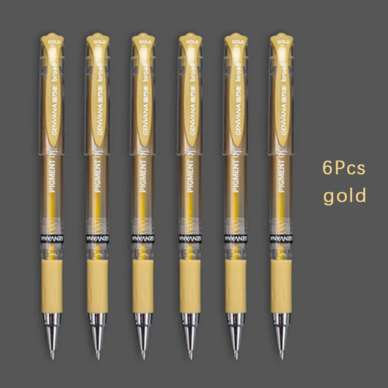 

Гелевые ручки MROOFUL белые 1.0 мм 3/6 шт