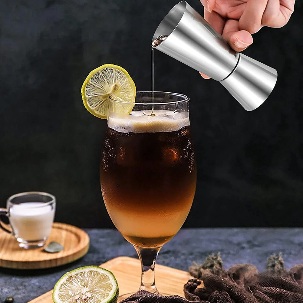 Духовые мерки 25 мл/50 мл мерный стакан для напитков Gin Jigger Craft двойных вечеринки
