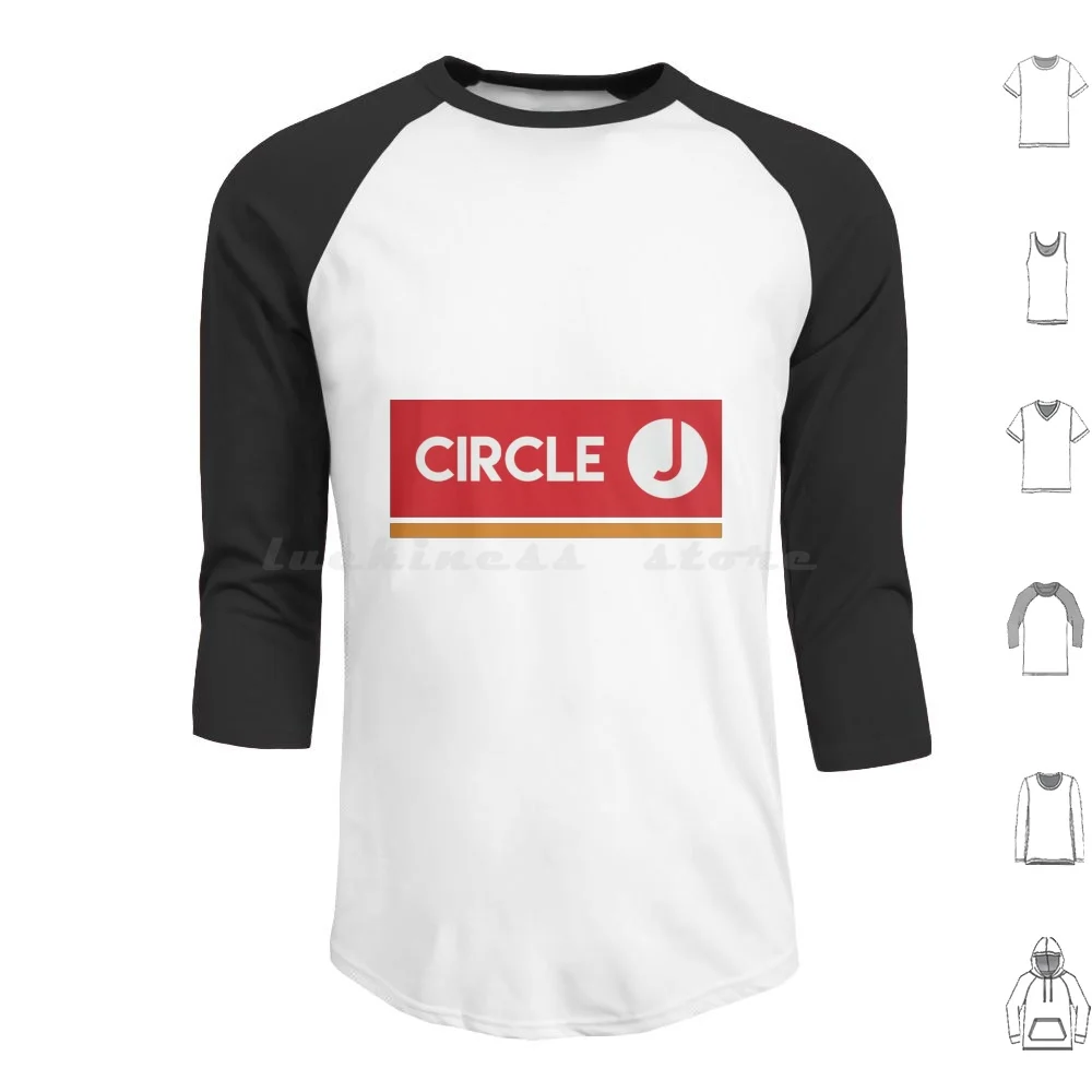 

Circle J Hoodie cotton Long Sleeve Circle J Circle K Logo