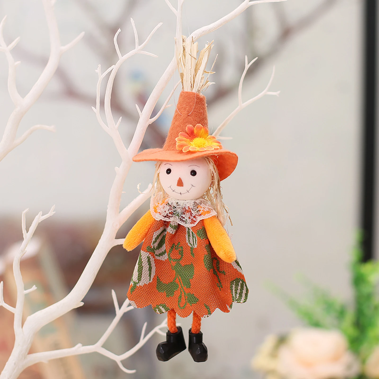 Кукла пугала Осенний урожай праздничное украшение на День Благодарения
