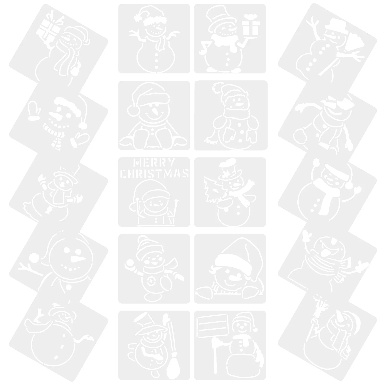 

20 шт., декоративные трафареты для фотографий