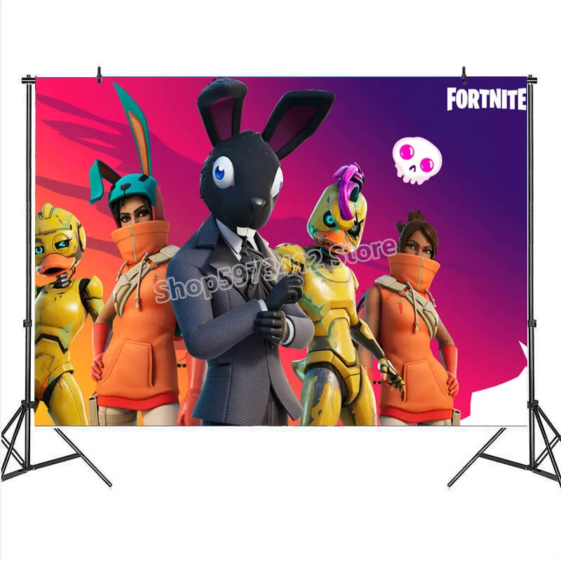 Праздничные фоны Fortnite товары для праздничных мероприятий украшение дня рождения