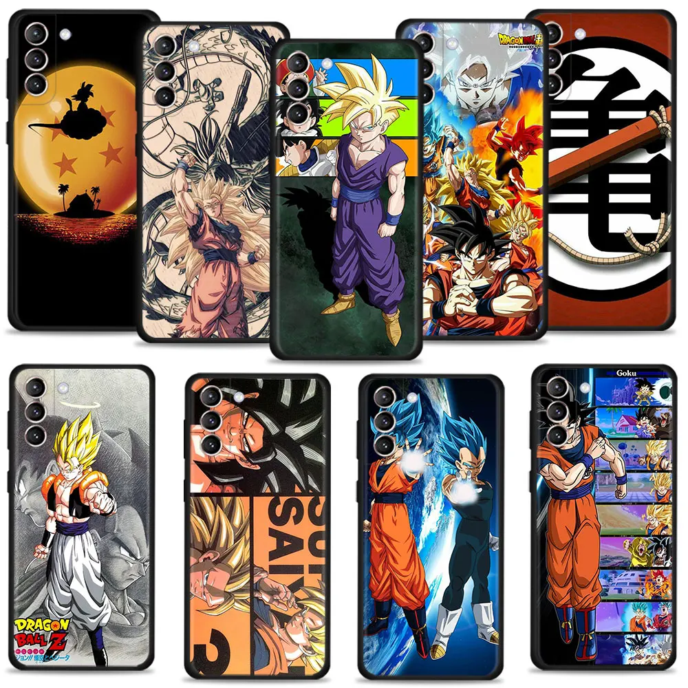 

Case For Samsung Galaxy S8 S10e S10 S20 FE 2022 S7 S22 Ultra 5G S21 Plus S9 Anime Dragon Ball Son Goku Goten Vegeta IV Cases