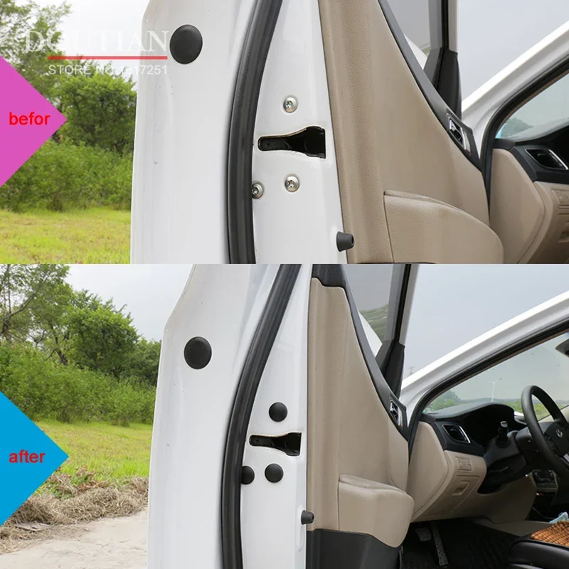 Автомобильный Стайлинг защитный чехол для винта замка двери Toyota Land Cruiser 200 Prado FJ150