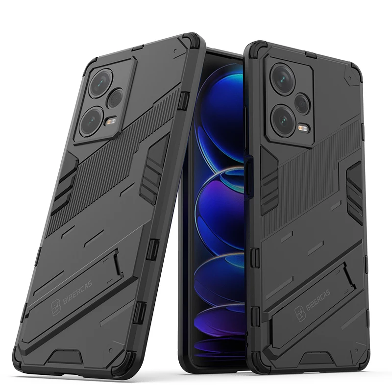 

For Xiaomi Redmi Note 12 Pro Plus Case for Xiaomi Redmi Note 12 Pro Cover Protective Punk Armor Capa Shell Kickstand Phone Cover