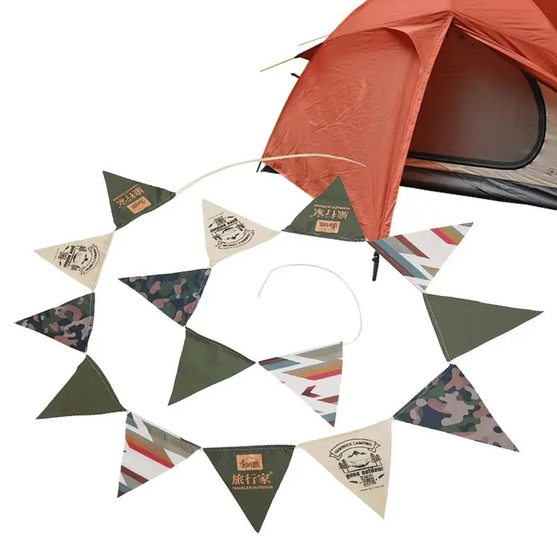 

Colorful Flags Triangle Flag Multicolor Camping Triangle Flags Pennant Flags Party Decorations For Grand Opening Kids Birthday