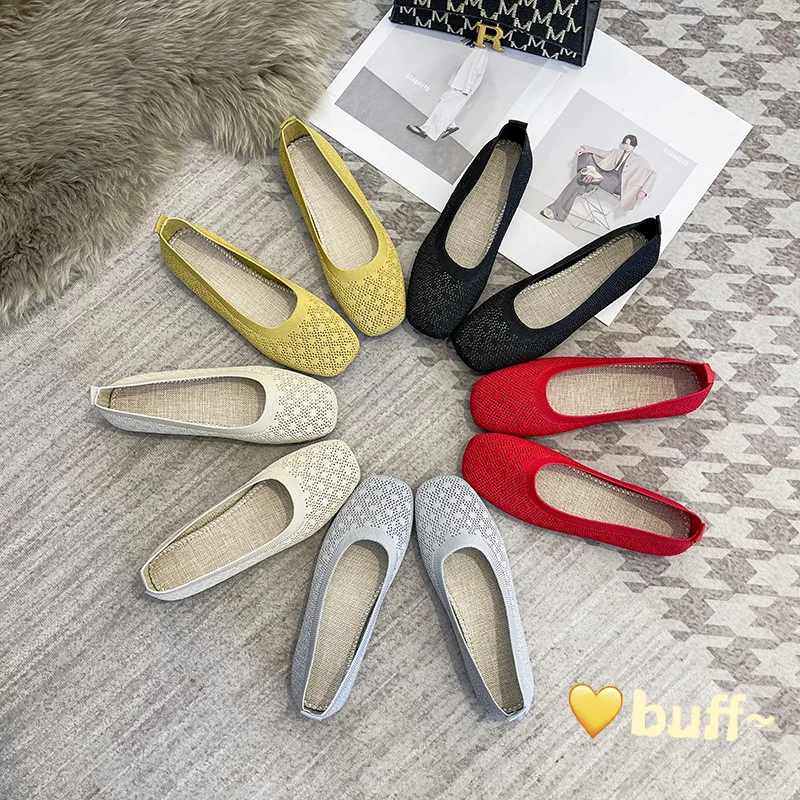 

2022 New Women Casual Shoes Flat Heel Holes Sneakers Summer Hollow-out Espadrille Flats Breathable Loafer Moccasins Non-slip