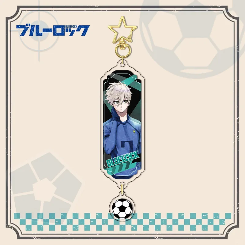 Синий аниме брелок Seishiro Nagi ITOSHIRIN Reo Mikage мужской для ключей женщин Модный акриловый