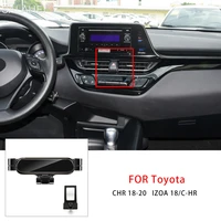 gravity car mobile phone holder gps support for toyota c hr chr izoa 2018 2019 2020 2021 2022 for iphone samsung huawei xiaomi