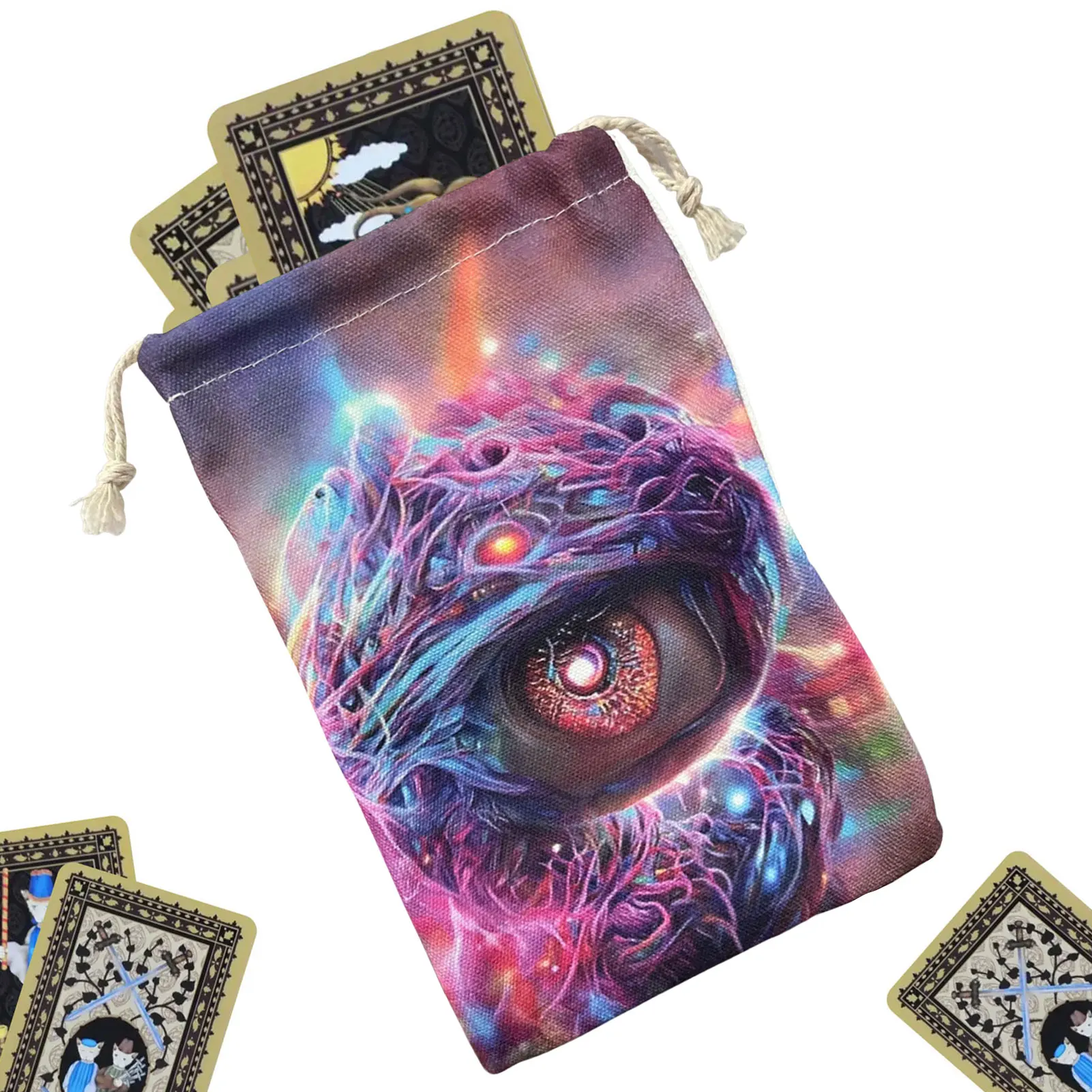 

Tarot Bags And Pouches Tarot Oracle Cards Storage Bag 5.51x8.66in Tarot Card Holder Bag Jewellery Pouch For Tarot Rune Jewelry