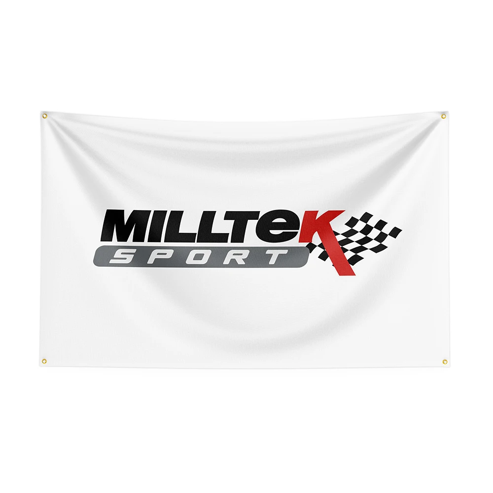 

90x150cm Mlllteks Flag Polyester Prlnted Raclng Car Banner For Decor 1