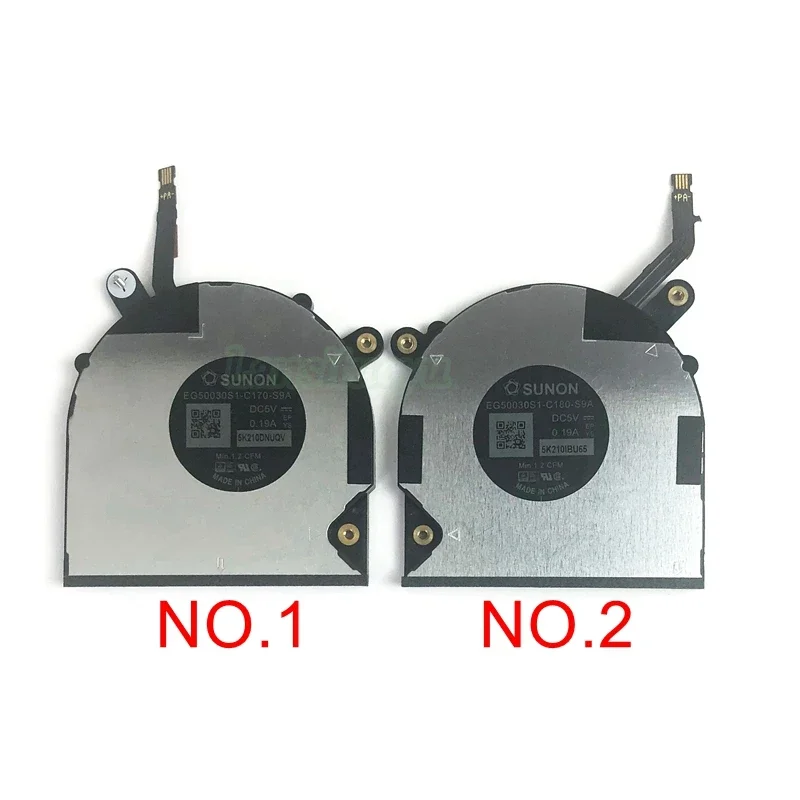 Новый охлаждающий вентилятор для ноутбука процессора и графического DELL XPS 13 7390