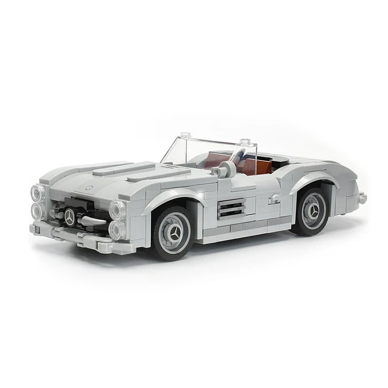 

Конструктор 119245 SL Cabrio, модель автомобиля MOC, Сборная модель автомобиля, игрушка «сделай сам», подарок для детей, мальчиков и девочек