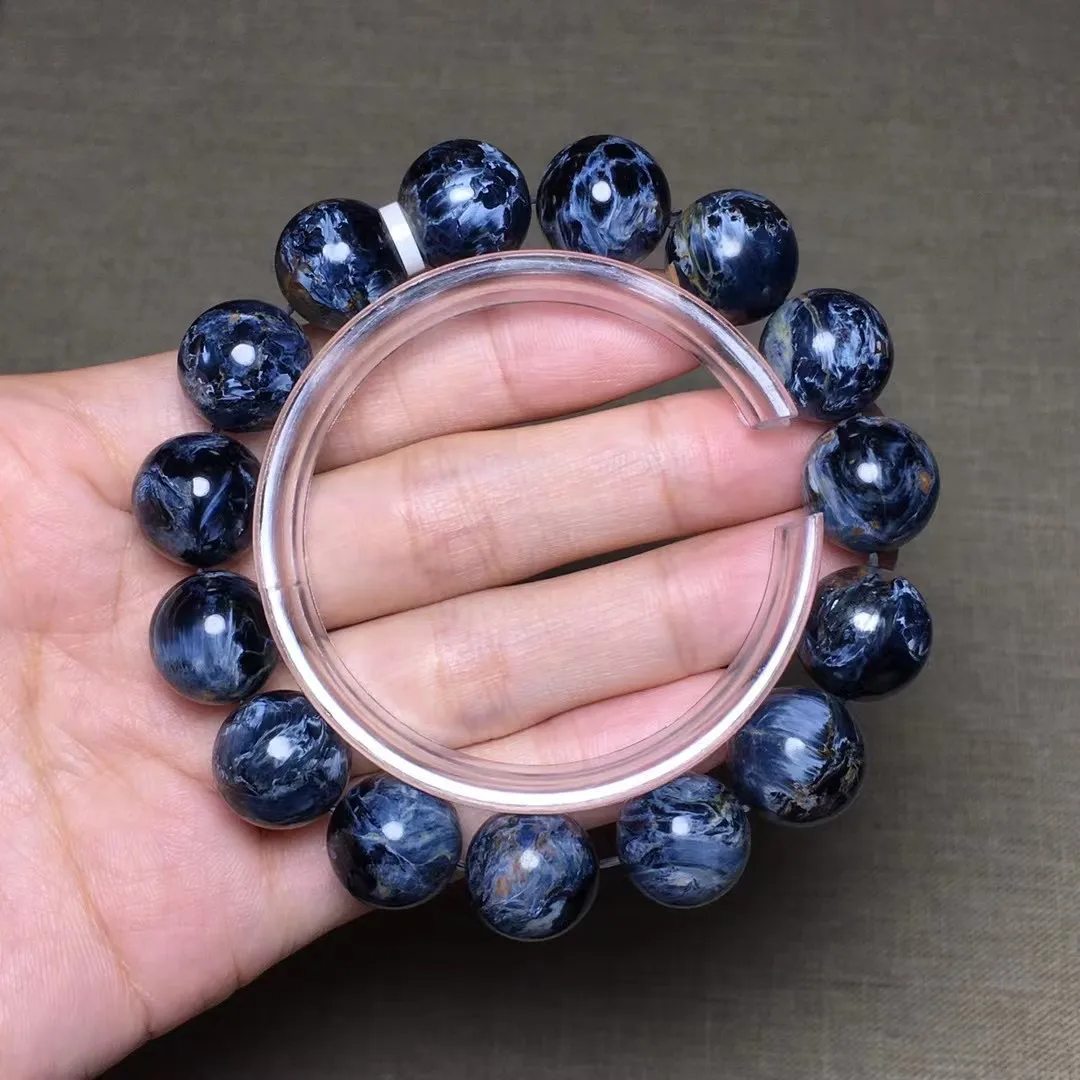 

Браслет из натурального синего пьестерсита, 13 мм