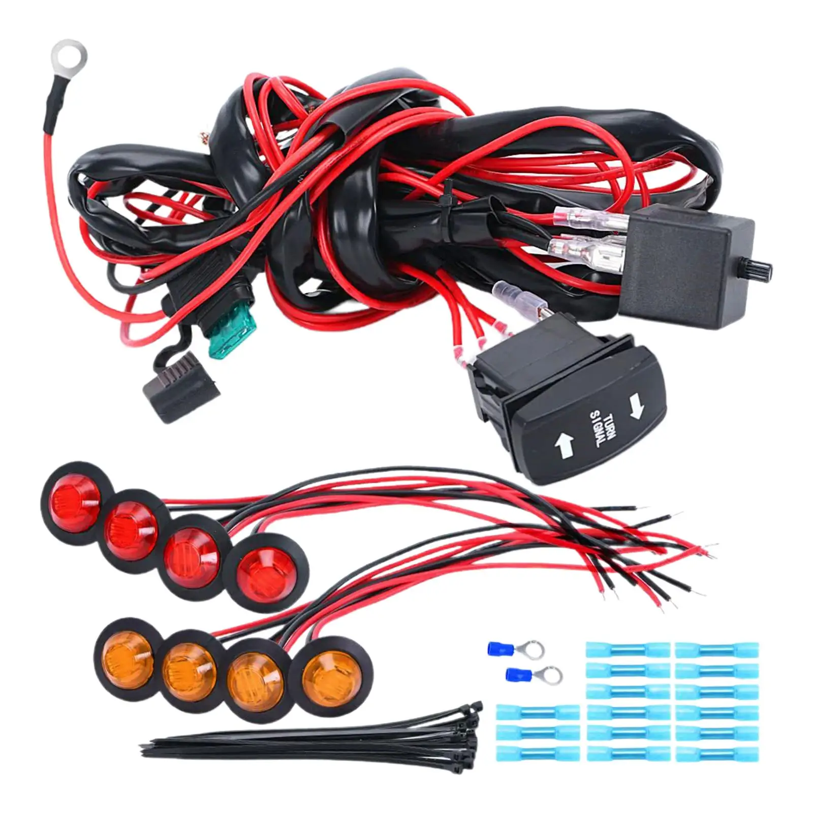 

ATV UTV Rocker Switch Turn Signals Street Legal Kit for ATV UTV Side by Side