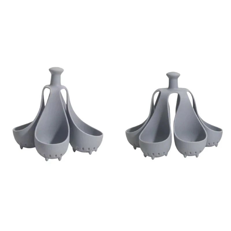 Держатель для вареных яиц силиконовая ручка яйцеварка силиконовый лоток