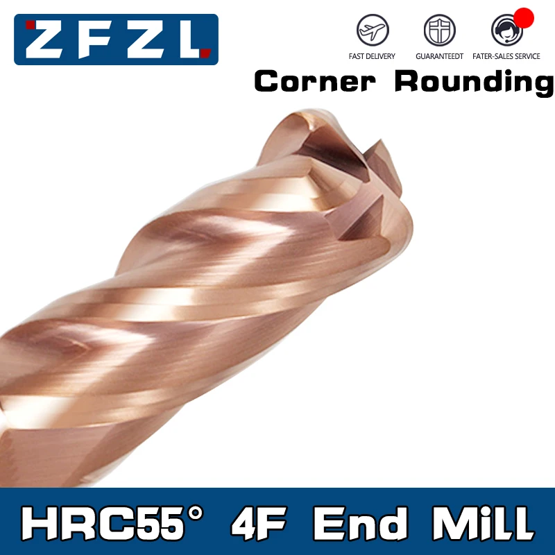 

Карбидная угловая радиальная фреза HRC55 1-12 мм