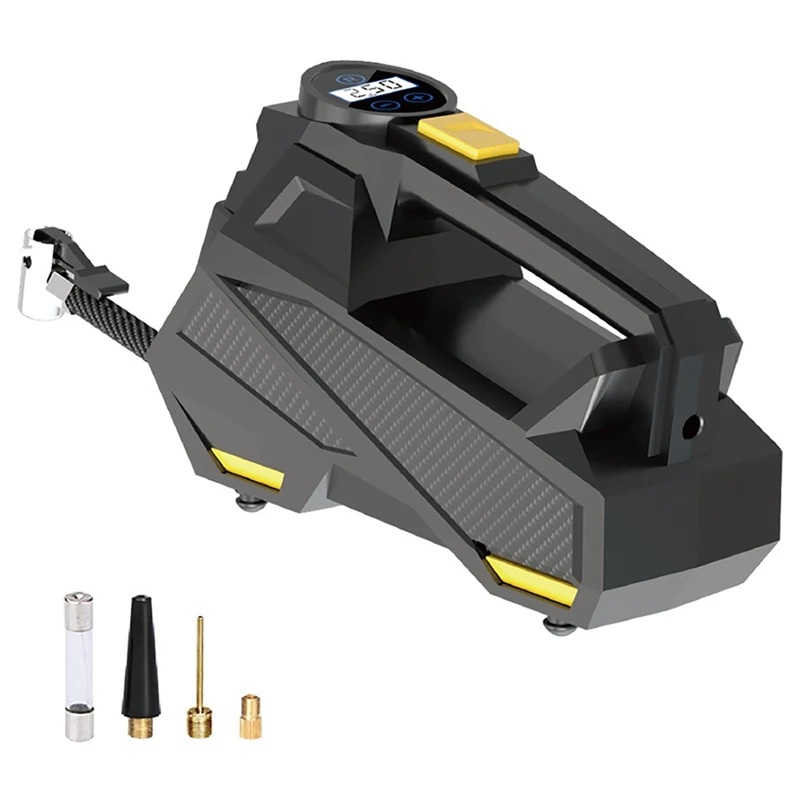 

Цифровой насос для шин портативный воздушный компрессор, насос для шин фунт/кв. Дюйм 12 В, автомобильный насос для шин для автомобиля, велосип...