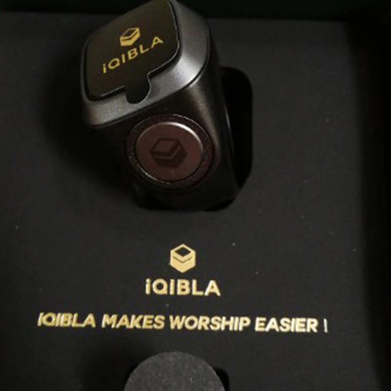 Умное кольцо-счетчик тасбих для мусульман Zikr Digital Tasbeeh 5 напоминание о времени