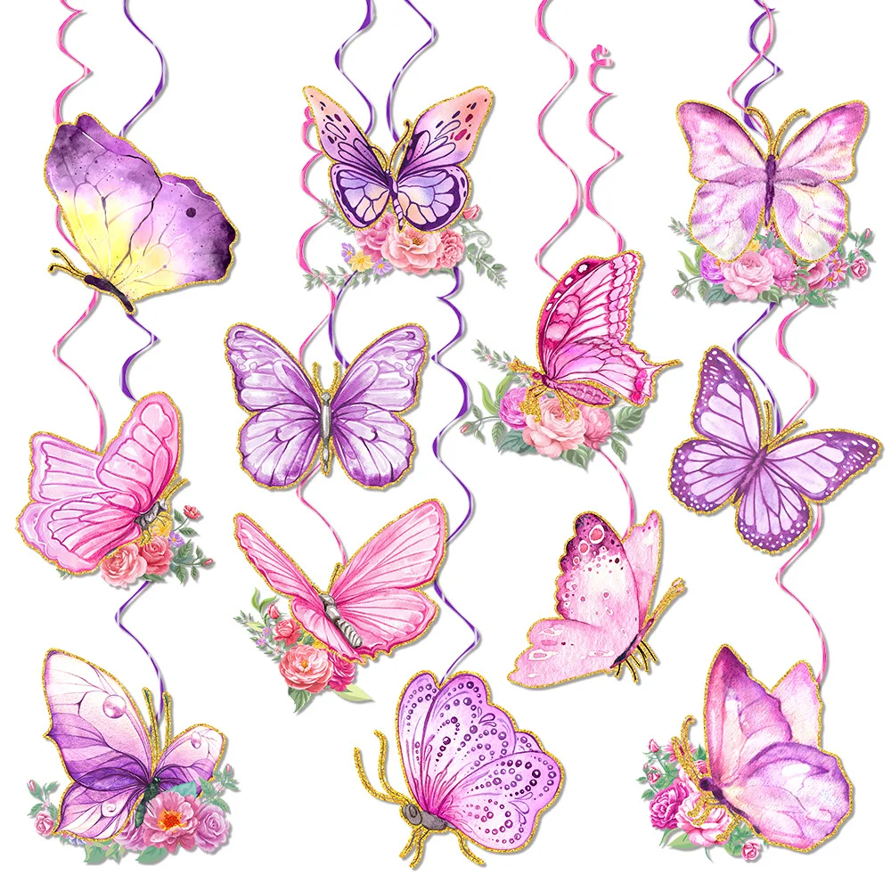 

Розовый пластиковый кулон-бабочка