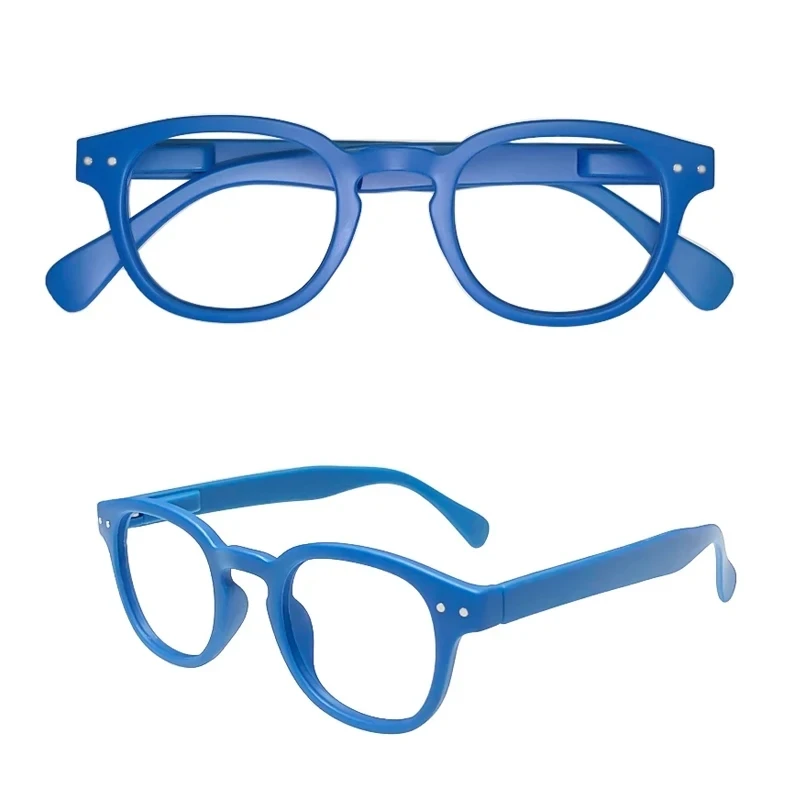 Очки для чтения мужчин/женщин круглая оправа в стиле легкие очки по рецепту с