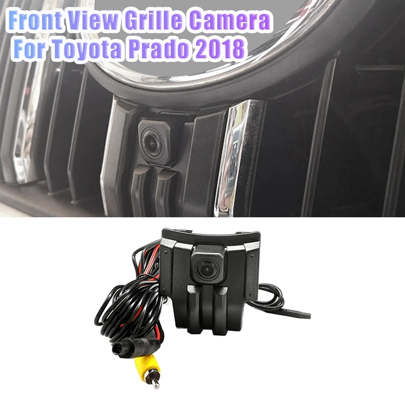 

Car Front View Grille Camera for Toyota Land Cruiser Prado 2018 Vehicle Parking Assist Cam