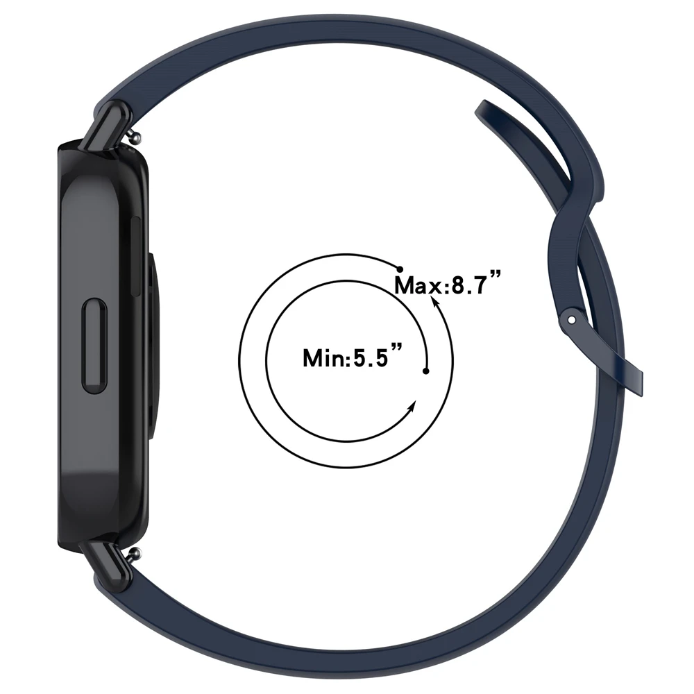 Силиконовый ремешок для Redmi Watch 5 Lite/Active/Xiaomi S4