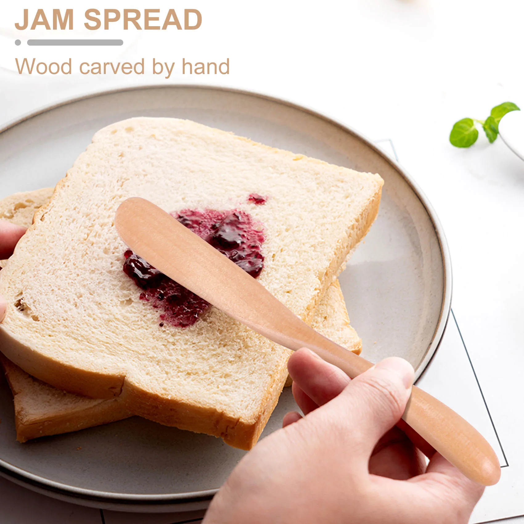 

Деревянный разветвитель, 6,5 дюйма, искусственный нож для торта, 6 шт.