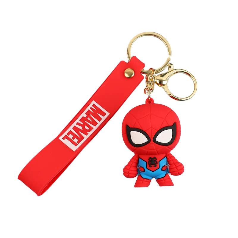 Spiderman Iron Man Black Widow Thanos Thor Doll Doll Key Pendant Creative Trendy Cool Cartoon Anime Peripheral Backpack Pendant